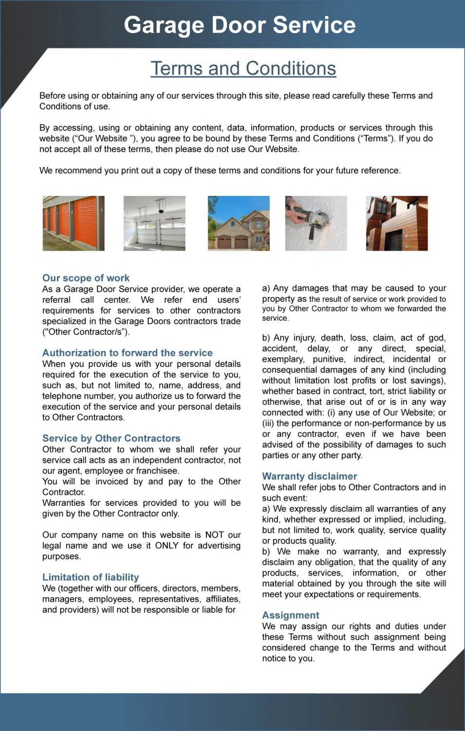 Golden Garage Door Service Glendale, AZ 623-295-3086